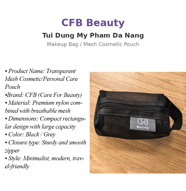 CFB Túi đựng mỹ phẩm đa năng