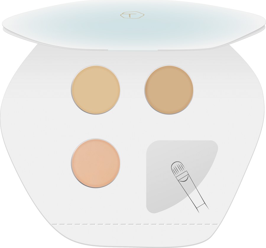 TIMAGE three-shade concealer palette