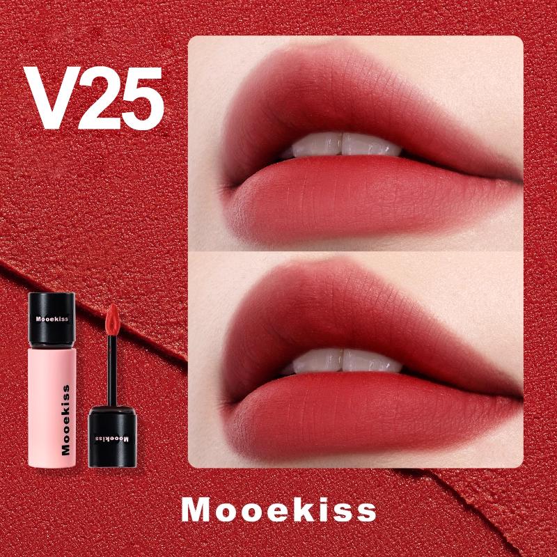 Mooekiss Son kem lì mờ 3g - V25 Đỏ Tiệc Đêm