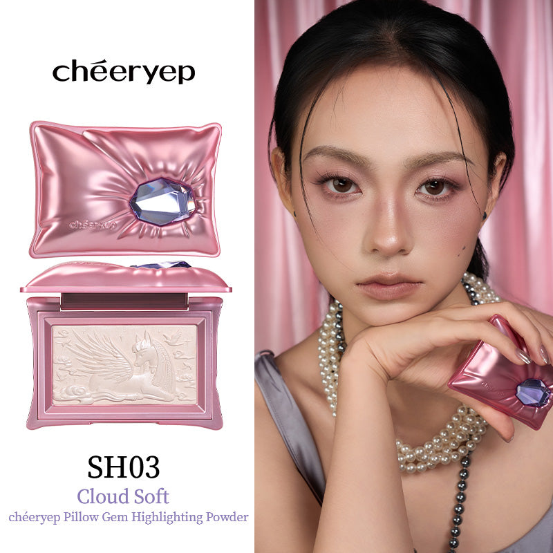 CHEERYEP Phấn Bắt Sáng Pillow Gem — SH03 Đầm Mây Mộng