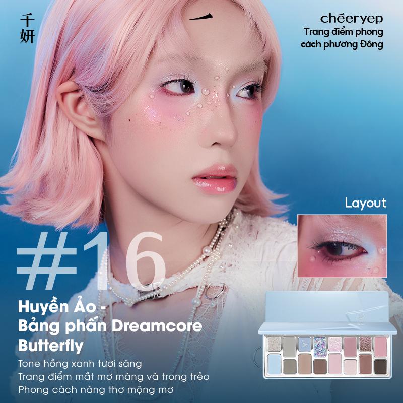 CHEERYEP Bảng Phấn Mắt 16 Màu