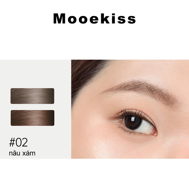 Mooekiss Chì kẻ mày đầu tam giác 70mg 02 Nâu tro