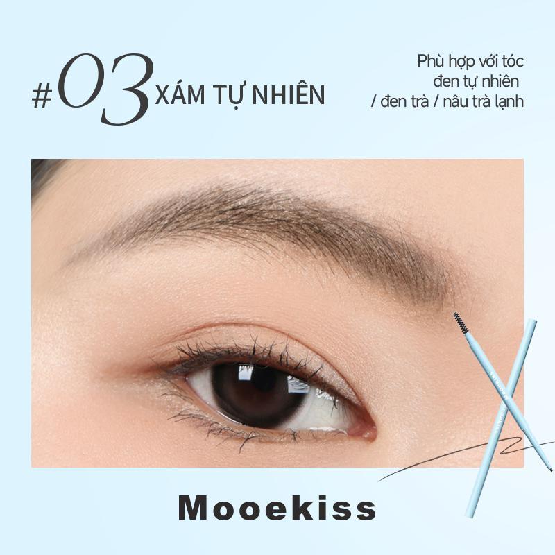 Mooekiss Chì kẻ mày mịn lì 0.1g 03 Xám tự nhiên