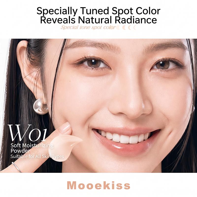 Mooekiss Kem lót đa năng hiệu ứng mềm sáng 30g W01 Hồng dịu