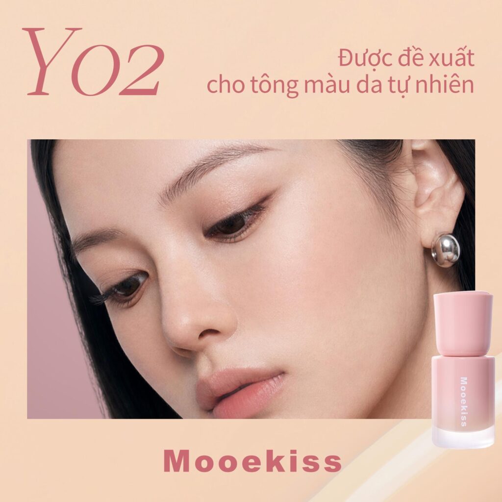 Mooekiss Kem nền bền màu không tì vết 30g Y02 (da dầu)