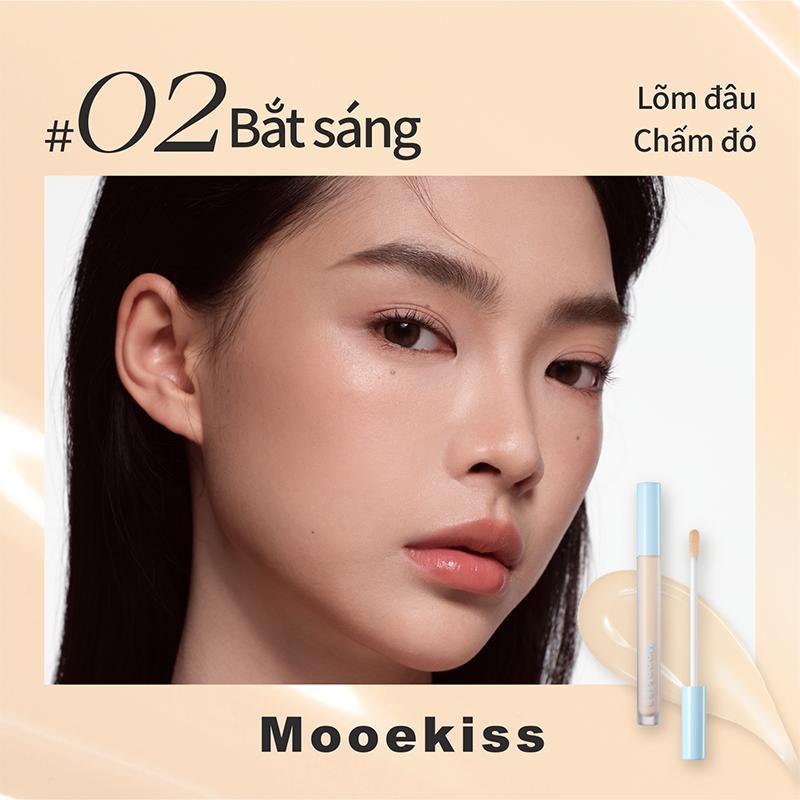 Mooekiss Kem tạo khối bắt sáng dạng lỏng 2.8g 02 Bắt sáng