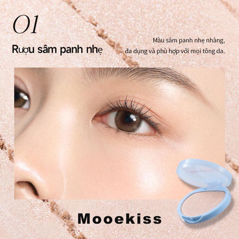 Mooekiss Phấn bắt sáng satin glow 4g - 01 Champagne Nhạt