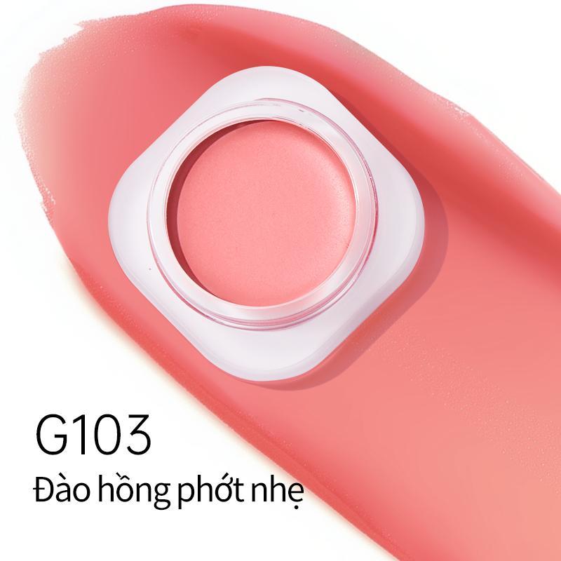 Mooekiss Phấn má đơn sắc Lãng Mạn Đa Sắc 5g - G103 Hồng đào