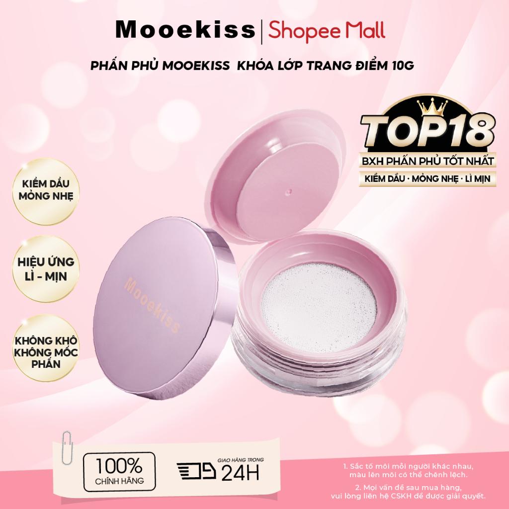 Mooekiss Phấn phủ bột mềm mờ 10g 01 Không màu