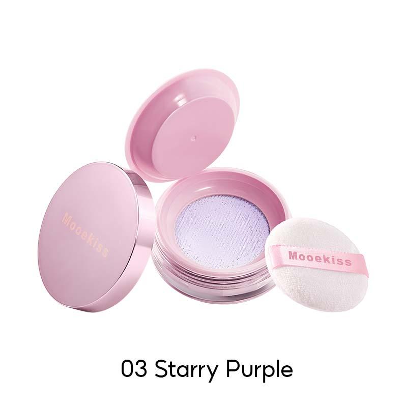 Mooekiss Phấn phủ bột mềm mờ 10g 03 Tím oải hương