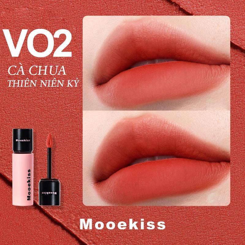 Mooekiss Son Bùn Mờ 2g - V02 Đỏ Cà Chua