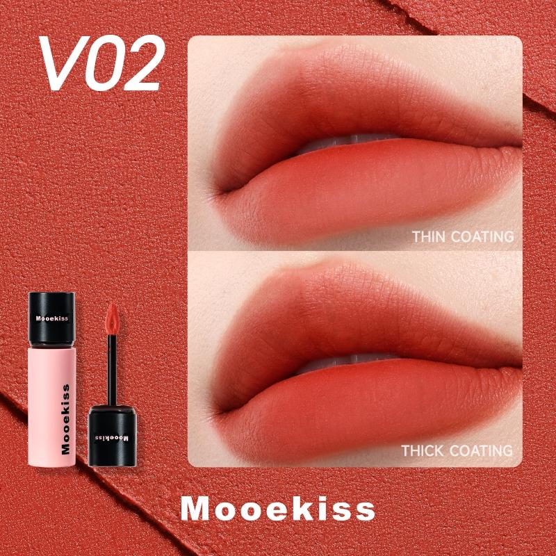 Mooekiss Son Bùn Mờ 2g - V02 Đỏ Cà Chua