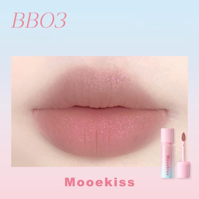 Mooekiss Son Bùn Tinh Chất Đa Dụng Đá Bào 3g BB03 Bánh Quy Sao Vụn (Bản Hồng Xanh)