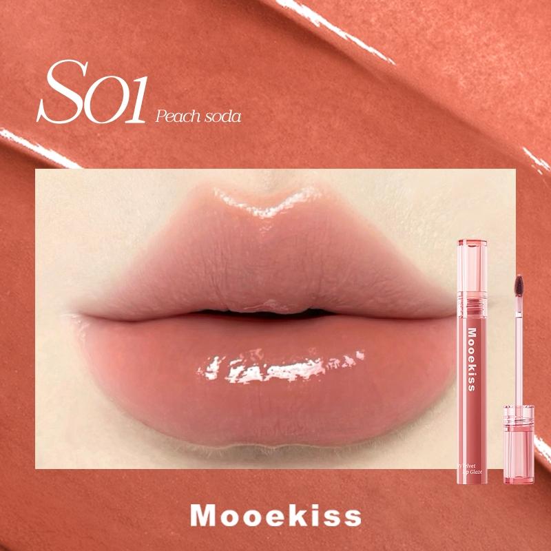 Mooekiss Son Kem Bóng Lụa 2g S01 Soda Đào