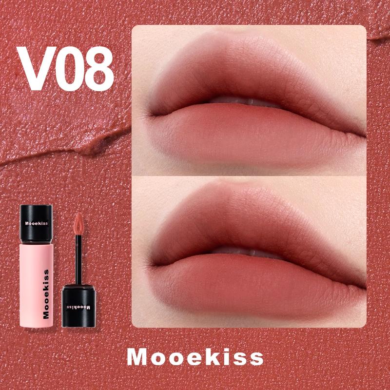 Mooekiss Son Mud Lì Mịn 3g - V08 Rượu Gạo Hạnh Nhân