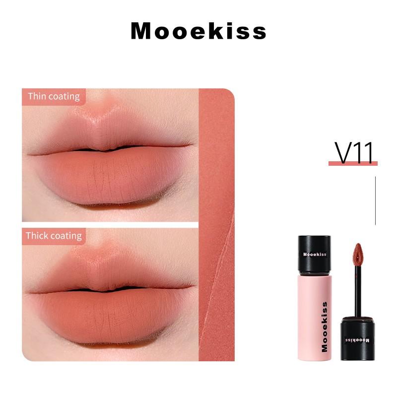 Mooekiss Son Mud Lì Mịn 3g - V11 Trà Nhạt Mơ Đào
