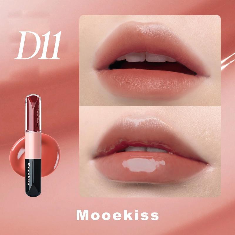 Mooekiss Son Tint Tinh Chất Hai Tác Dụng 3ml+3ml - D11 Mơ Muối
