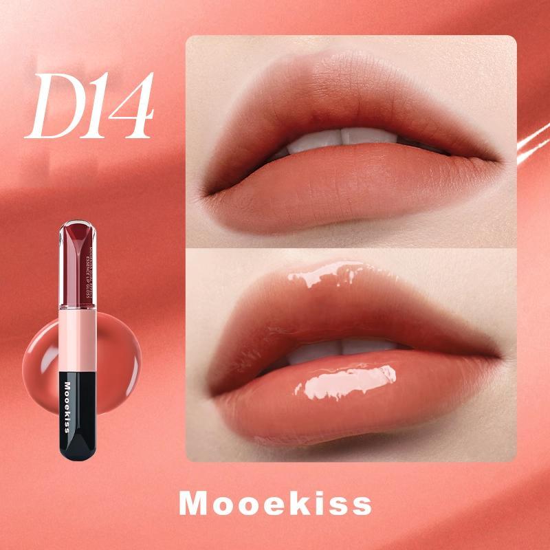 Mooekiss Son Tint Tinh Chất Hai Tác Dụng 3ml+3ml - D14 Cam Sicilia