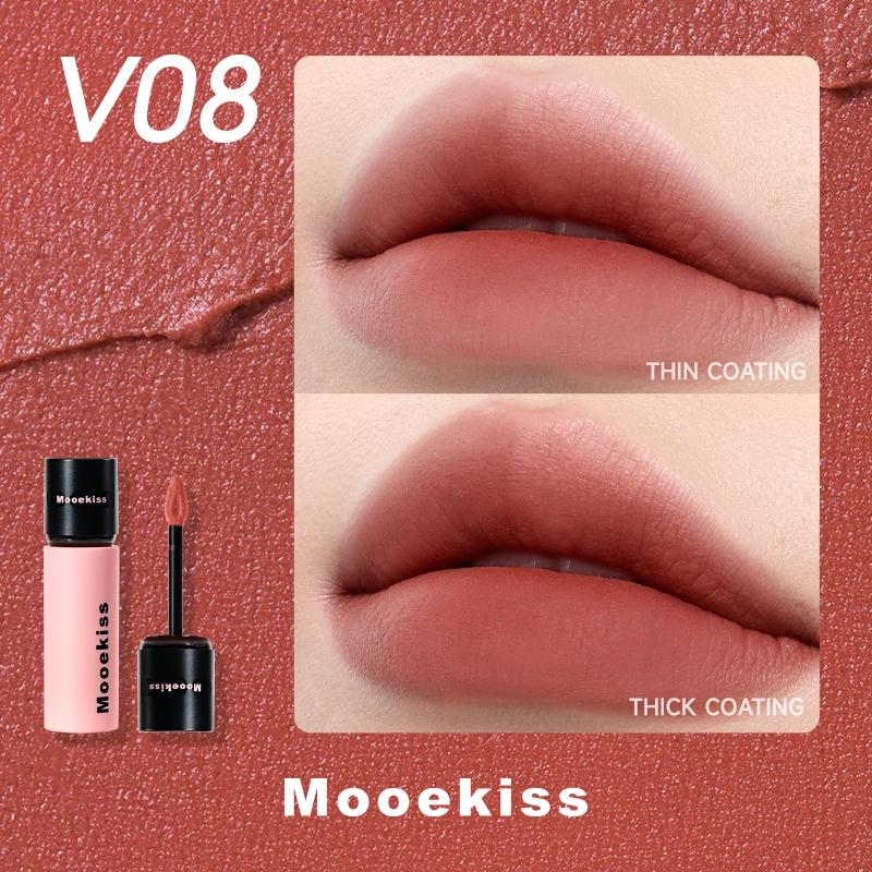 Mooekiss Son bùn lì mịn 2g - V08 Hạnh nhân rượu nếp