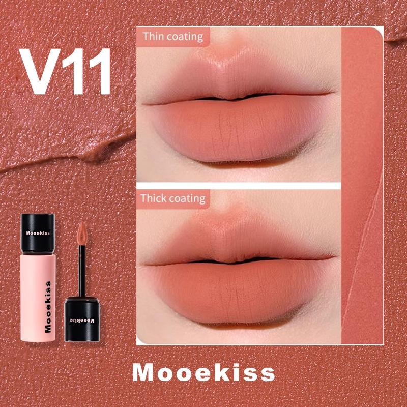 Mooekiss Son bùn lì mịn 2g - V11 Trà nhạt mơ đào