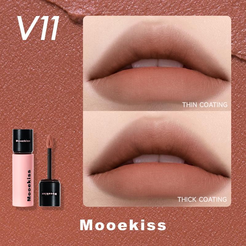 Mooekiss Son bùn lì mịn 2g - V11 Trà nhạt mơ đào