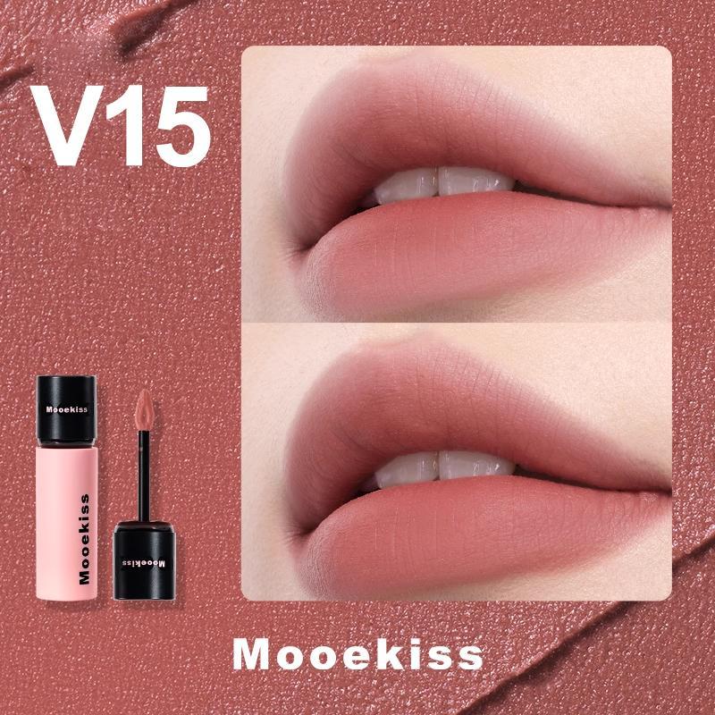 Mooekiss Son bùn lì mịn 2g - V15 Hồng khói mơ muối