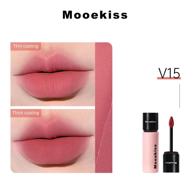 Mooekiss Son bùn lì mịn 2g - V15 Hồng khói mơ muối