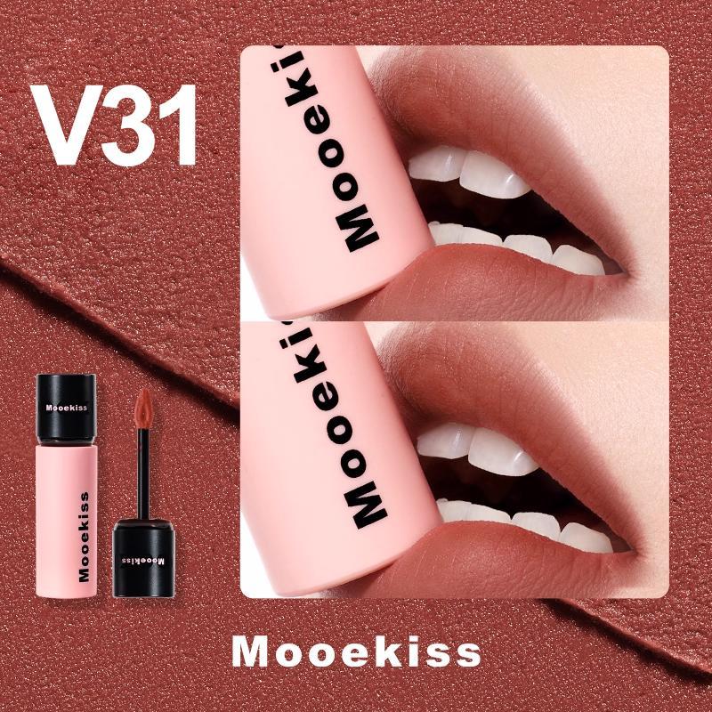 Mooekiss Son bùn lì mịn 2g - V31 Gỗ đào mờ nét