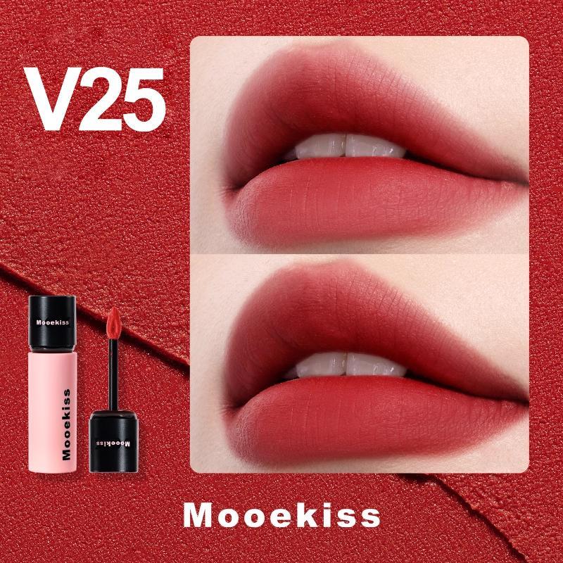 Mooekiss Son kem lì mờ 3g - V25 Đỏ Tiệc Đêm