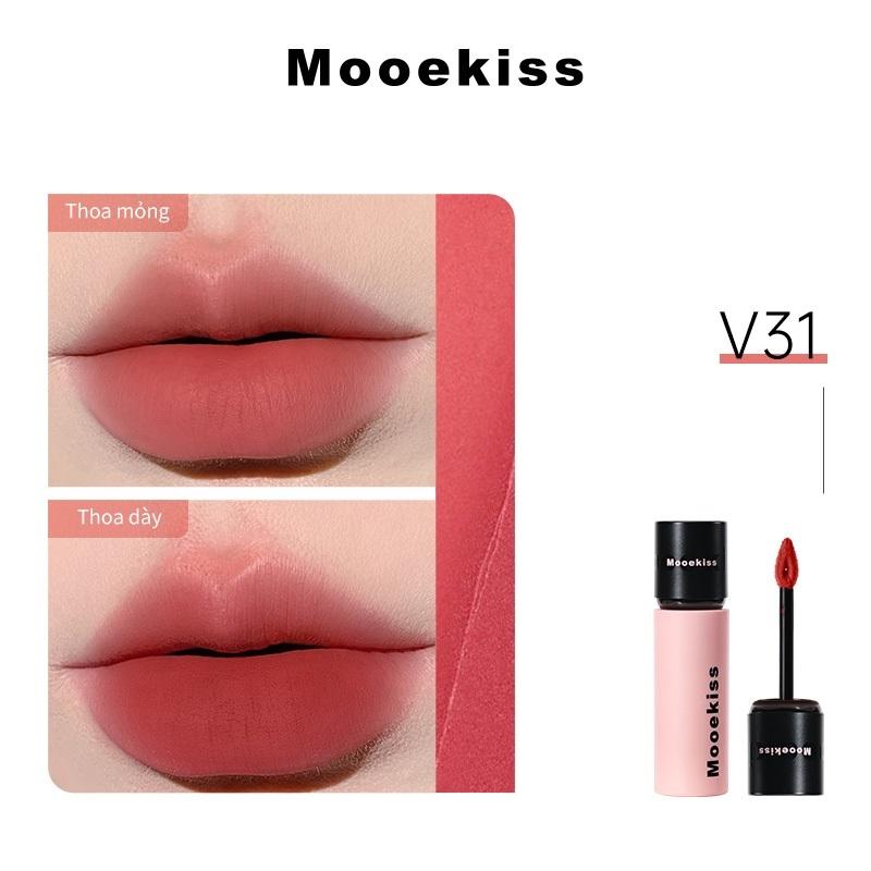 Mooekiss Son kem lì mờ 3g - V31 Gỗ Đào Mờ