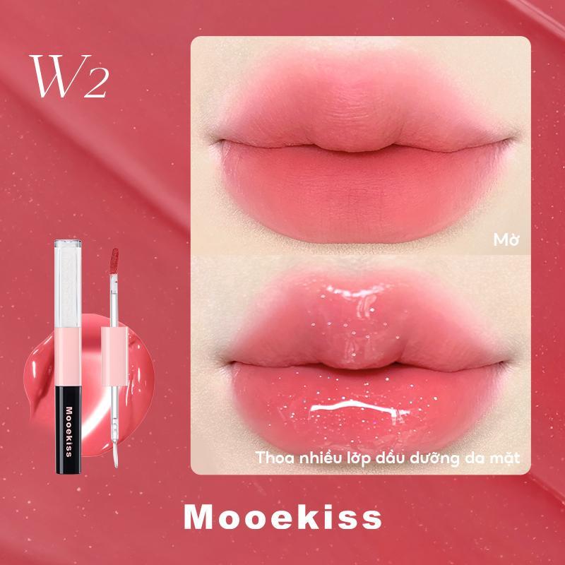 Mooekiss Son tint hai đầu giữ màu 1.5g+1.5g - W2 Ổi Đào
