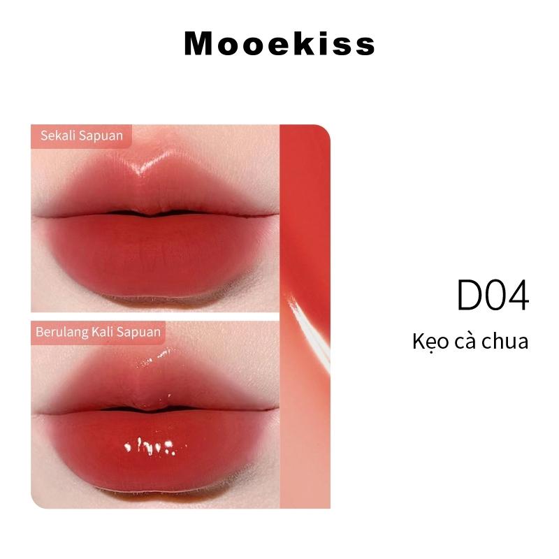 Mooekiss Son tint serum hai đầu 3ml+3ml D04 Cà chua mứt hoa hồng