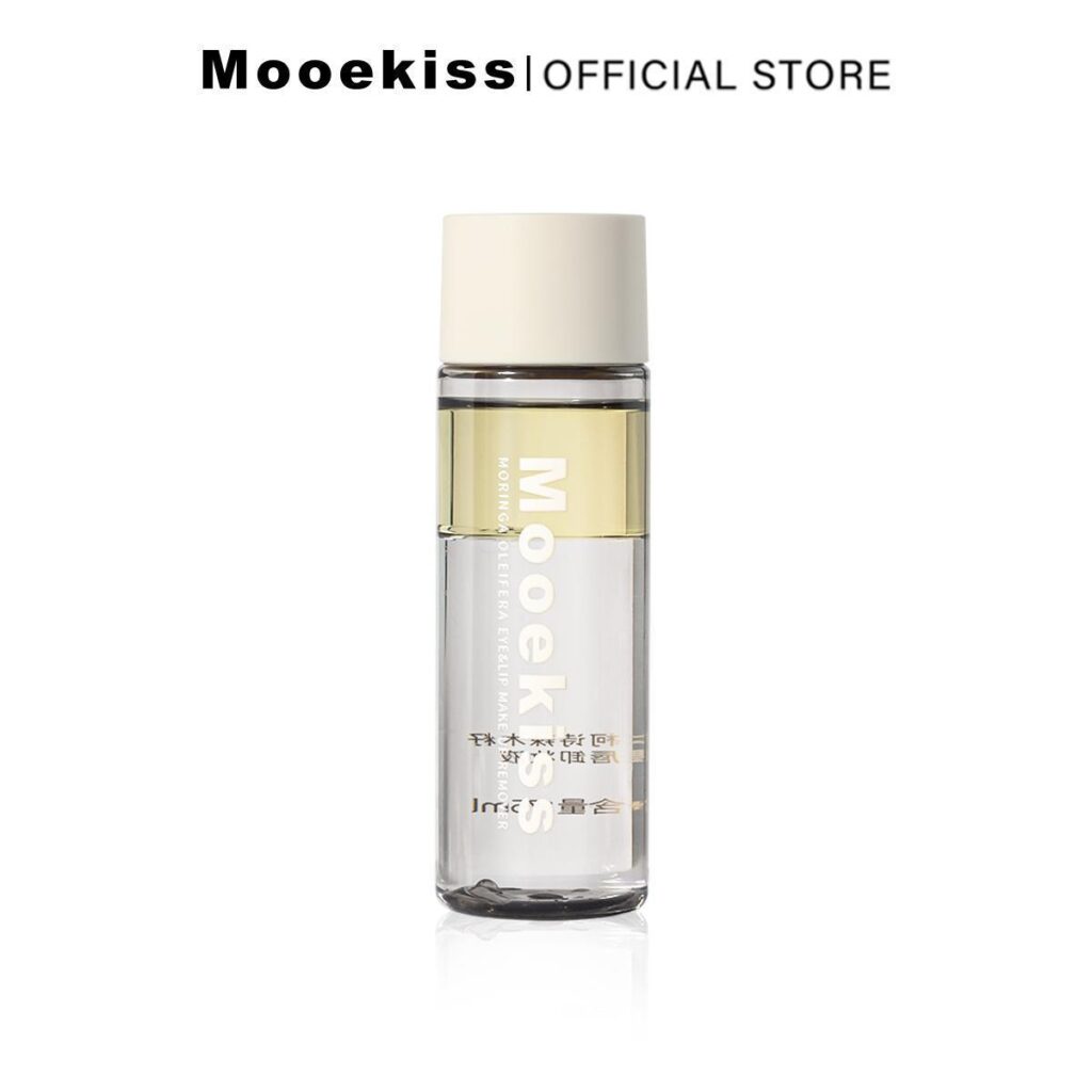 Mooekiss Tẩy trang mắt môi hạt chùm ngây 75ml